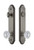 Grandeur Hardware - Hardware Arc Tall Plate Complete Entry Set with Versailles Knob in Antique Pewter - ARCVER - 839789