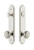 Grandeur Hardware - Hardware Arc Tall Plate Complete Entry Set with Windsor Knob in Polished Nickel - ARCWIN - 839837