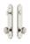 Grandeur Hardware - Hardware Arc Tall Plate Complete Entry Set with Windsor Knob in Polished Nickel - ARCWIN - 839840