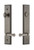 Grandeur Hardware - Hardware Carre Tall Plate Complete Entry Set with Georgetown Lever in Antique Pewter - CARGEO - 841326