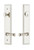 Grandeur Hardware - Hardware Carre Tall Plate Complete Entry Set with Georgetown Lever in Polished Nickel - CARGEO - 841358