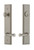 Grandeur Hardware - Hardware Carre Tall Plate Complete Entry Set with Georgetown Lever in Satin Nickel - CARGEO - 841363