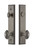 Grandeur Hardware - Hardware Carre Tall Plate Complete Entry Set with Grande Victorian Knob in Antique Pewter - CARGVC - 840205