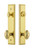 Grandeur Hardware - Hardware Carre Tall Plate Complete Entry Set with Grande Victorian Knob in Lifetime Brass - CARGVC - 840216