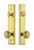 Grandeur Hardware - Hardware Carre Tall Plate Complete Entry Set with Windsor Knob in Lifetime Brass - CARWIN - 840408