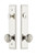 Grandeur Hardware - Hardware Carre Tall Plate Complete Entry Set with Windsor Knob in Polished Nickel - CARWIN - 840415