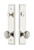 Grandeur Hardware - Hardware Carre Tall Plate Complete Entry Set with Windsor Knob in Polished Nickel - CARWIN - 840416