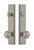 Grandeur Hardware - Hardware Carre Tall Plate Complete Entry Set with Windsor Knob in Satin Nickel - CARWIN - 840417