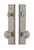 Grandeur Hardware - Hardware Carre Tall Plate Complete Entry Set with Windsor Knob in Satin Nickel - CARWIN - 840419