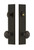 Grandeur Hardware - Hardware Carre Tall Plate Complete Entry Set with Windsor Knob in Timeless Bronze - CARWIN - 840421