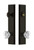 Grandeur Hardware - Hardware Fifth Avenue Tall Plate Complete Entry Set with Chambord Knob in Timeless Bronze - FAVCHM - 840648