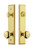 Grandeur Hardware - Hardware Fifth Avenue Tall Plate Complete Entry Set with Fifth Avenue Knob in Lifetime Brass - FAVFAV - 840727
