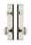 Grandeur Hardware - Hardware Fifth Avenue Tall Plate Complete Entry Set with Grande Victorian Knob in Polished Nickel - FAVGVC - 840796