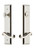 Grandeur Hardware - Hardware Fifth Avenue Tall Plate Complete Entry Set with Newport Lever in Polished Nickel - FAVNEW - 841675