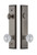 Grandeur Hardware - Hardware Fifth Avenue Tall Plate Complete Entry Set with Versailles Knob in Antique Pewter - FAVVER - 840938