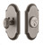 Grandeur Hardware - Single Cylinder Deadbolt with Arc Plate in Antique Pewter - ARCARC - 825944