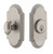 Grandeur Hardware - Single Cylinder Deadbolt with Arc Plate in Satin Nickel - ARCARC - 825952