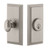 Grandeur Hardware - Single Cylinder Deadbolt with Carre Plate in Satin Nickel - CARCAR - 825964