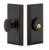 Grandeur Hardware - Single Cylinder Deadbolt with Carre Plate in Timeless Bronze - CARCAR - 825965