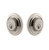 Grandeur Hardware - Double Cylinder Deadbolt with Circulaire Plate in Polished Nickel - CIRCIR - 825982