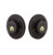 Grandeur Hardware - Double Cylinder Deadbolt with Circulaire Plate in Timeless Bronze - CIRCIR - 825984