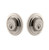 Grandeur Hardware - Double Cylinder Deadbolt with Circulaire Plate in Polished Nickel - CIRCIR - 825999