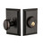 Grandeur Hardware - Single Cylinder Deadbolt with Fifth Avenue Plate in Timeless Bronze - FAVFAV - 821137