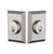 Grandeur Hardware - Double Cylinder Deadbolt with Fifth Avenue Plate in Satin Nickel - FAVFAV - 824336