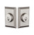 Grandeur Hardware - Double Cylinder Deadbolt with Fifth Avenue Plate in Satin Nickel - FAVFAV - 825402