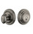 Grandeur Hardware - Single Cylinder Deadbolt with Georgetown Plate in Antique Pewter - GEOGEO - 815549