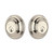 Grandeur Hardware - Double Cylinder Deadbolt with Georgetown Plate in Polished Nickel - GEOGEO - 817763