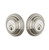 Grandeur Hardware - Double Cylinder Deadbolt with Georgetown Plate in Satin Nickel - GEOGEO - 817764