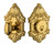 Grandeur Hardware - Single Cylinder Deadbolt with Grande Victorian Plate in Lifetime Brass - GVCGVC - 815568