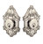 Grandeur Hardware - Double Cylinder Deadbolt with Grande Victorian Plate in Polished Nickel - GVCGVC - 800647
