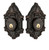 Grandeur Hardware - Double Cylinder Deadbolt with Grande Victorian Plate in Timeless Bronze - GVCGVC - 817777