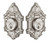 Grandeur Hardware - Double Cylinder Deadbolt with Grande Victorian Plate in Satin Nickel - GVCGVC - 824311