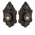 Grandeur Hardware - Double Cylinder Deadbolt with Grande Victorian Plate in Timeless Bronze - GVCGVC - 824312