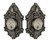 Grandeur Hardware - Double Cylinder Deadbolt with Grande Victorian Plate in Antique Pewter - GVCGVC - 824339