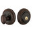 Grandeur Hardware - Single Cylinder Deadbolt with Newport Plate in Timeless Bronze - NEWNEW - 815577