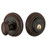 Grandeur Hardware - Single Cylinder Deadbolt with Newport Plate in Timeless Bronze - NEWNEW - 823203
