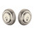 Grandeur Hardware - Double Cylinder Deadbolt with Newport Plate in Polished Nickel - NEWNEW - 800650