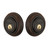 Grandeur Hardware - Double Cylinder Deadbolt with Newport Plate in Timeless Bronze - NEWNEW - 817789