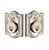 Grandeur Hardware - Double Cylinder Deadbolt with Parthenon Plate in Polished Nickel - PARPAR - 800654