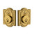 Grandeur Hardware - Double Cylinder Deadbolt with Parthenon Plate in Lifetime Brass - PARPAR - 817804