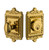 Grandeur Hardware - Single Cylinder Deadbolt with Windsor Plate in Lifetime Brass - WINWIN - 823001