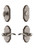 Grandeur Hardware - Arc Plate with Bellagio Lever and matching Deadbolt in Antique Pewter - ARCBEL - 827569