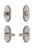 Grandeur Hardware - Arc Plate with Georgetown Lever and matching Deadbolt in Satin Nickel - ARCGEO - 834786