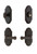 Grandeur Hardware - Arc Plate with Georgetown Lever and matching Deadbolt in Timeless Bronze - ARCGEO - 834788