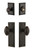 Grandeur Hardware - Fifth Avenue Plate with Eden Prairie Knob and matching Deadbolt in Timeless Bronze - FAVEDN - 823009