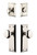 Grandeur Hardware - Fifth Avenue Plate Knob and Deadbolt Set in Polished Nickel - FAVFAV - 817901